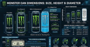 Monster Can Dimensions: Size, Height & Diameter